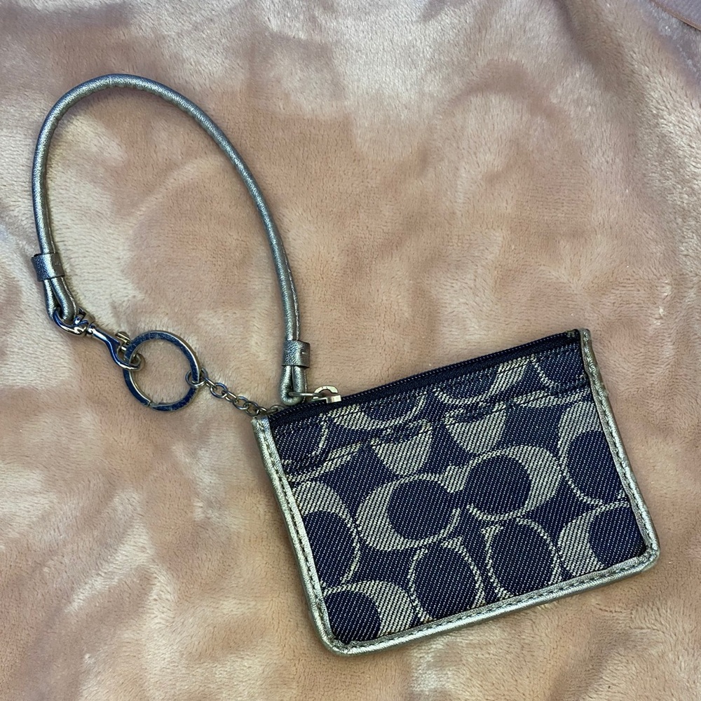 Mini coach wristlet